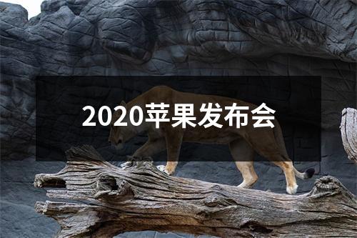 2020苹果发布会