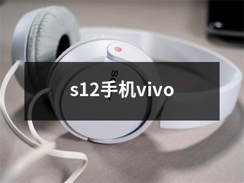 s12手机vivo