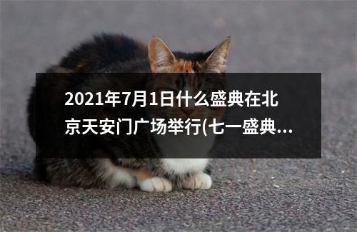 2021年7月1日什么盛典在北京天安门广场举行(七一盛典什么时候举行)