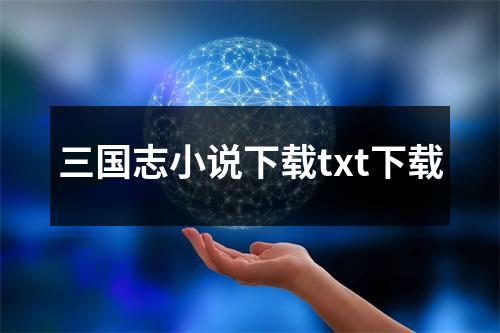 三国志小说下载txt下载