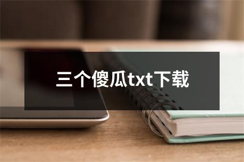三个傻瓜txt下载