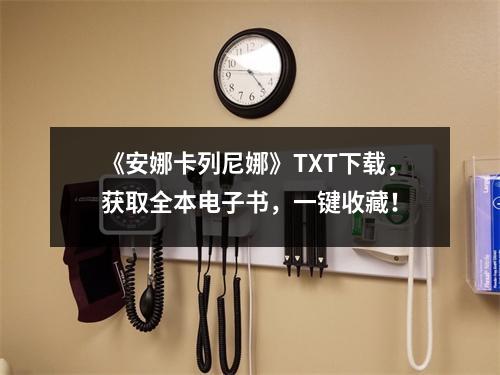 《安娜卡列尼娜》TXT下载，获取全本电子书，一键收藏！