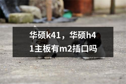 华硕k41，华硕h41主板有m2插口吗