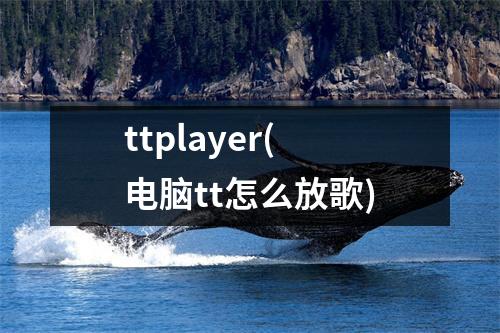 ttplayer(电脑tt怎么放歌)