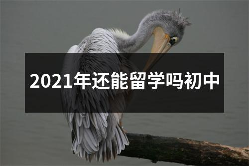 2021年还能留学吗初中