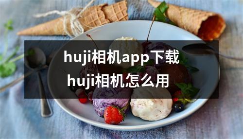 huji相机app下载 huji相机怎么用