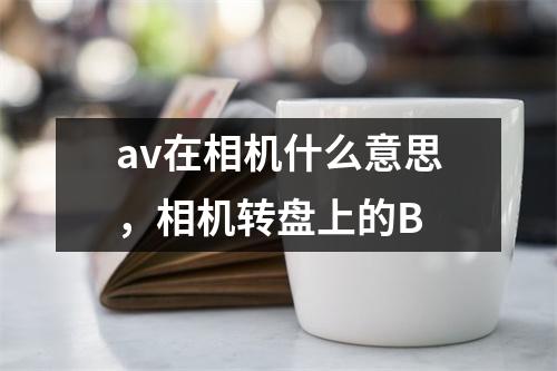 av在相机什么意思，相机转盘上的B