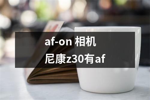 af-on 相机 尼康z30有af