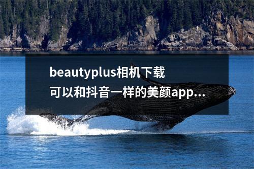 beautyplus相机下载 可以和抖音一样的美颜app真人推荐
