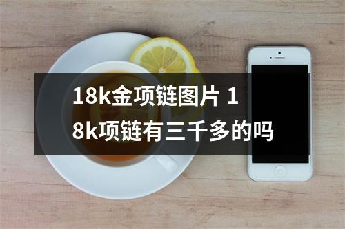 18k金项链图片 18k项链有三千多的吗