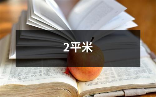2平米