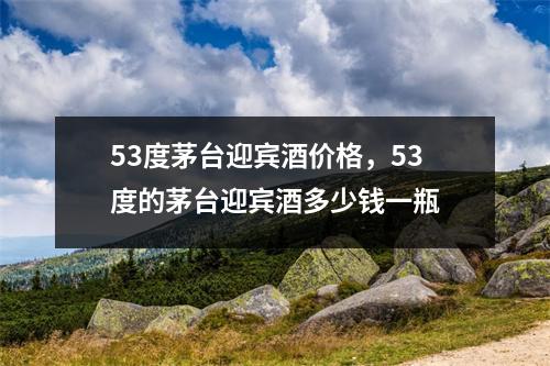 53度茅台迎宾酒价格，53度的茅台迎宾酒多少钱一瓶