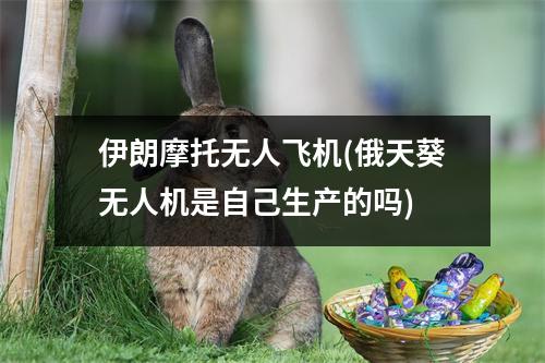 伊朗摩托无人飞机(俄天葵无人机是自己生产的吗)