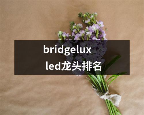 bridgelux led龙头排名